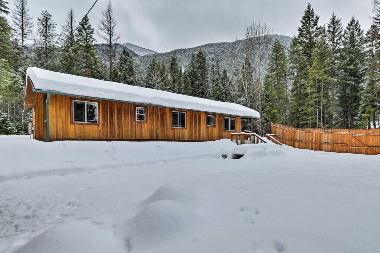 Hungry Horse Cabin Deck, Fire Pit, Near Glacier! Exteriör bild